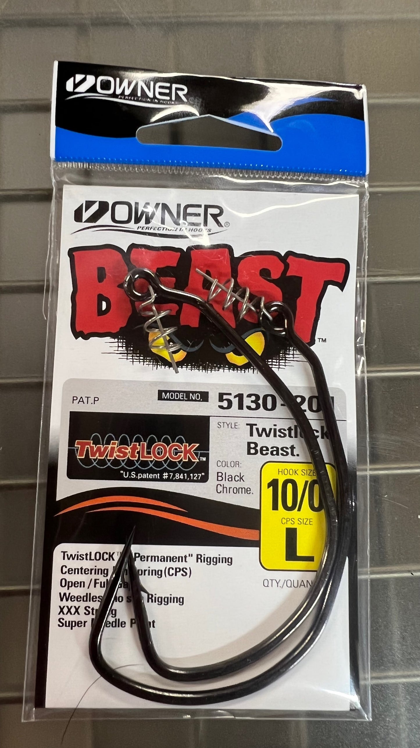 OWNER BEAST WEIGHTED 10/0 1/2OZ